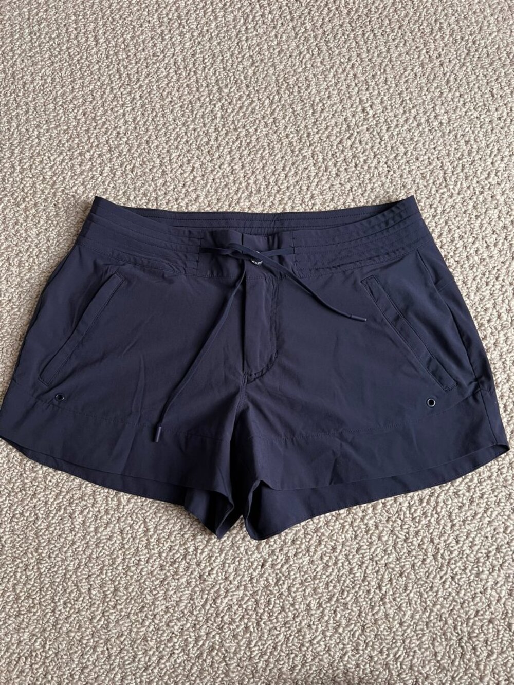 Athleta swim shorts, navy blue, size 6